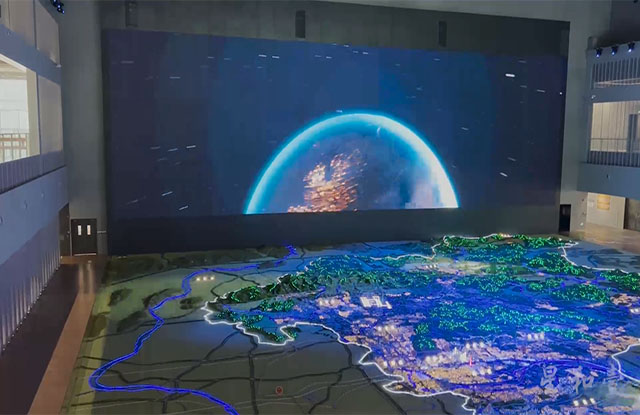 廣州規(guī)劃展示館-數(shù)字沙盤_LED屏